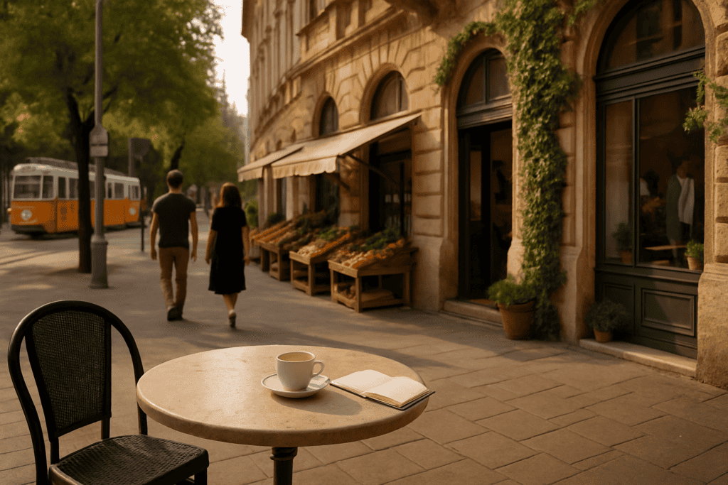 Józsefvárosi helyi vállalkozások budapesti hangulatkép