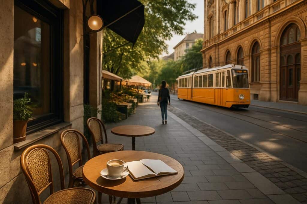 Józsefváros kávézók budapesti hangulatkép
